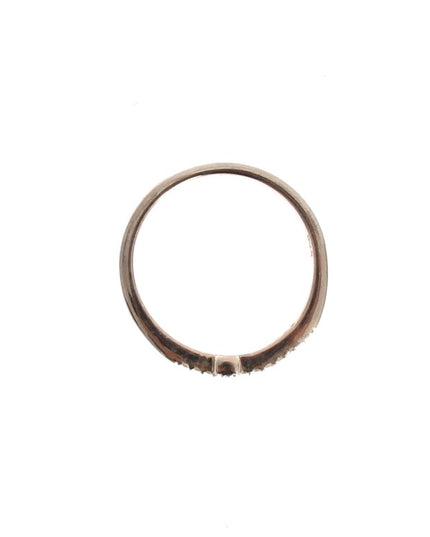 Nialaya Silver CZ Cross 925 Ring