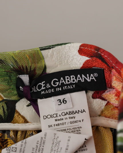Dolce & Gabbana Multicolor Patchwork Sicily Long Maxi Skirt