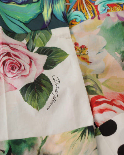 Dolce & Gabbana Multicolor High Waist Hot Pants Shorts