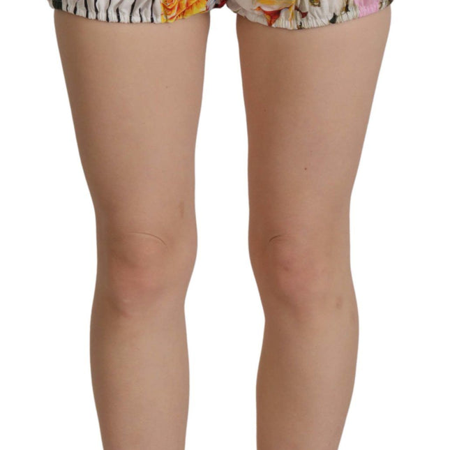 Dolce & Gabbana Multicolor High Waist Hot Pants Shorts
