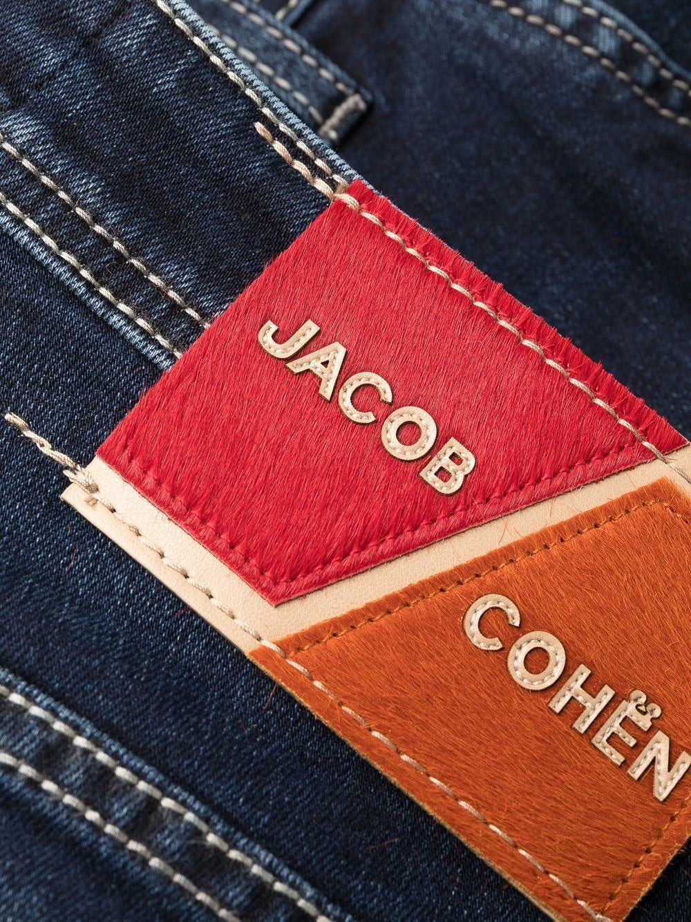 Jacob Cohen Blue Cotton Men Jeans