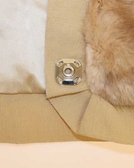Dolce & Gabbana Beige MINK Fur Scarf Foulard Neck Wrap