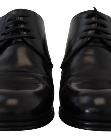 Dolce & Gabbana Black Leather Formal Dress Shoes