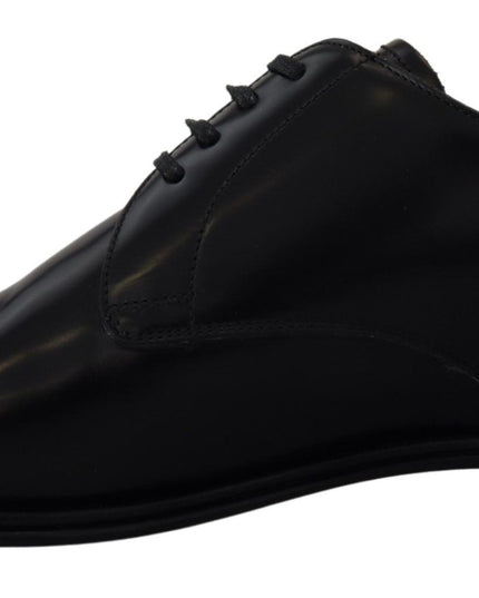 Dolce & Gabbana Black Leather Formal Dress Shoes