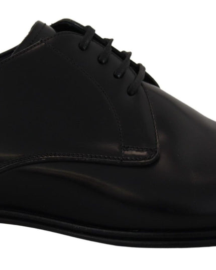 Dolce & Gabbana Black Leather Formal Dress Shoes