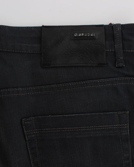 Acht Gray Cotton Stretch Slim Fit Jeans