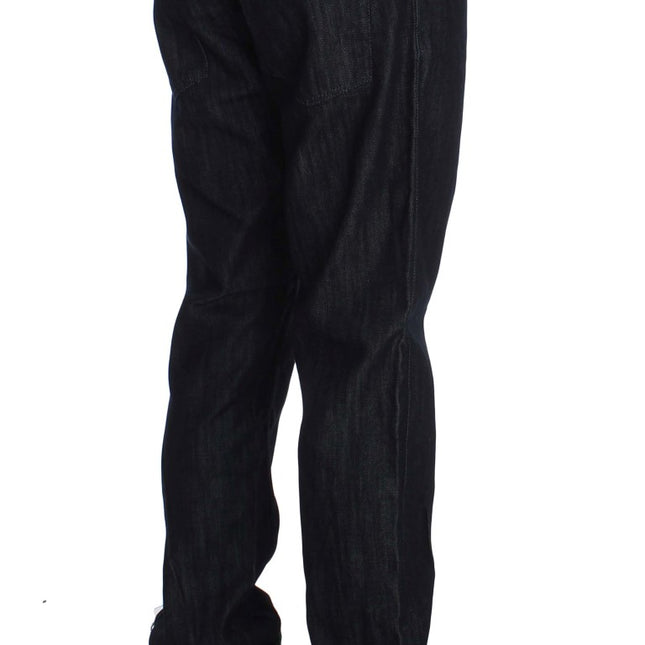 Acht Blue Cotton Regular Straight Fit Jeans