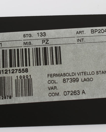 Dolce & Gabbana Green Leather Magnet Money Clip