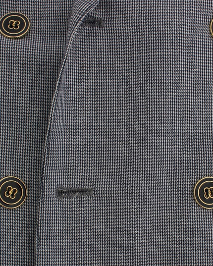 Master Coat Blue Double Breasted Regular Fit Blazer