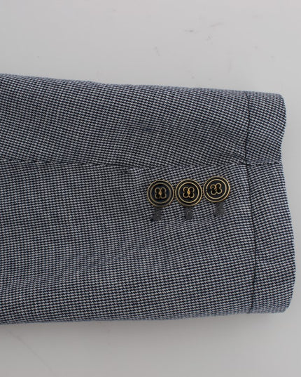 Master Coat Blue Double Breasted Regular Fit Blazer