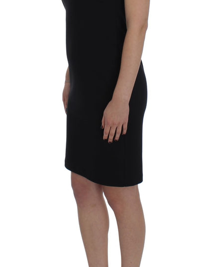 BENCIVENGA Black Stretch Sheath Dress & Sweater Set