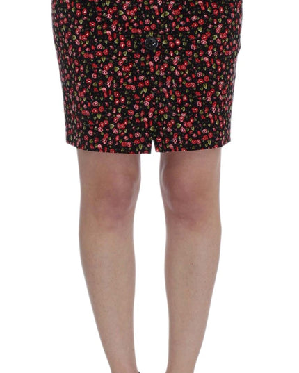 BENCIVENGA Black Multicolor Floral Suit