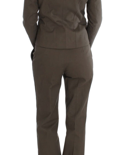 BENCIVENGA Beige Wool Cotton Suit