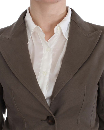 BENCIVENGA Beige Wool Cotton Suit