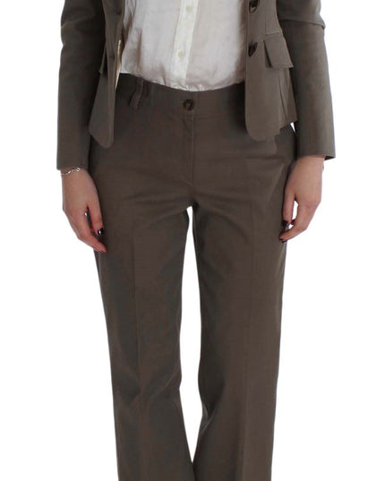 BENCIVENGA Beige Wool Cotton Suit