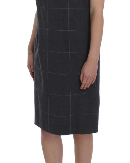 BENCIVENGA Gray Stretch Sheath Dress Suit Set