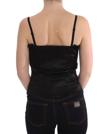 Exte Black Tank Party Evening Top Blouse