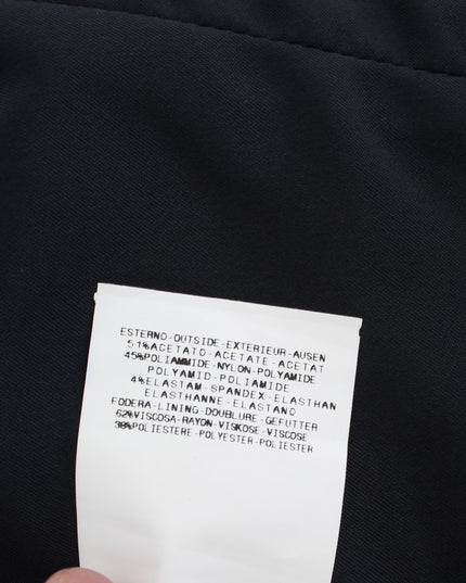 Exte Blue Three Button Single Breasted Blazer Jacket