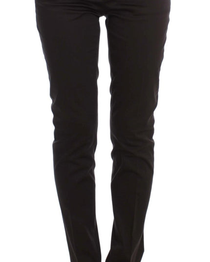 Exte Brown Stretch Two Button Suit