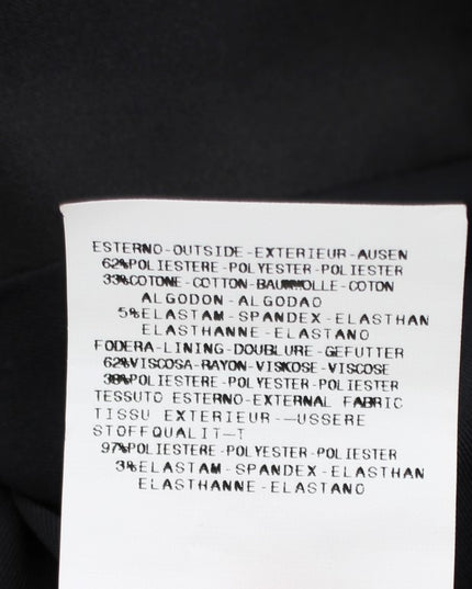 Exte Black Stretch Single Breasted Blazer Jacket