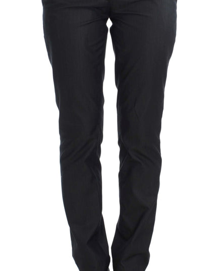 Exte Gray One Button Two Piece Suit