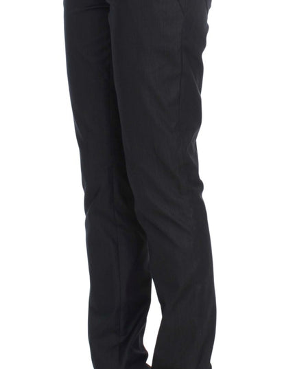 Exte Gray One Button Two Piece Suit