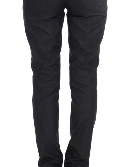 Exte Gray One Button Two Piece Suit