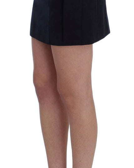 GF Ferre Blue Cotton Denim Mini Skirt