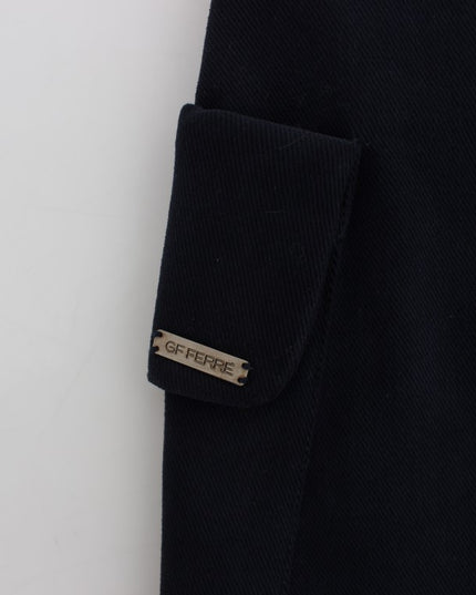 GF Ferre Blue Cotton Denim Mini Skirt