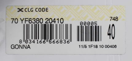 GF Ferre Blue Cotton Denim Mini Skirt