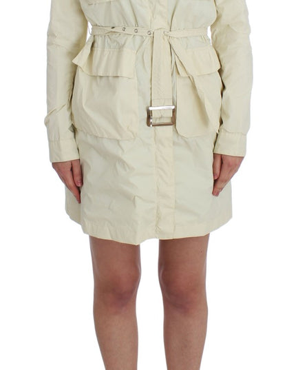 P.A.R.O.S.H. Beige Weather Proof Trench Jacket Coat