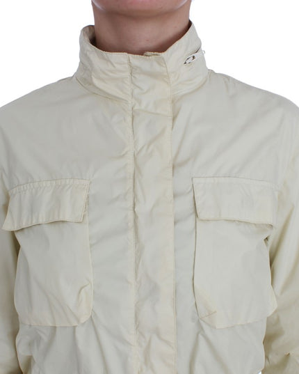 P.A.R.O.S.H. Beige Weather Proof Trench Jacket Coat