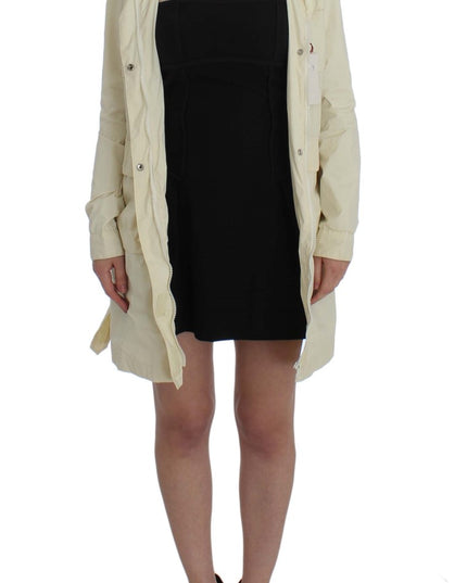 P.A.R.O.S.H. Beige Weather Proof Trench Jacket Coat