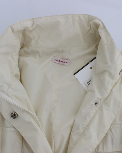 P.A.R.O.S.H. Beige Weather Proof Trench Jacket Coat