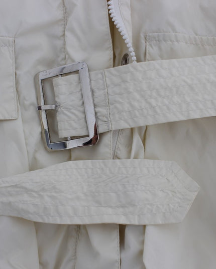 P.A.R.O.S.H. Beige Weather Proof Trench Jacket Coat