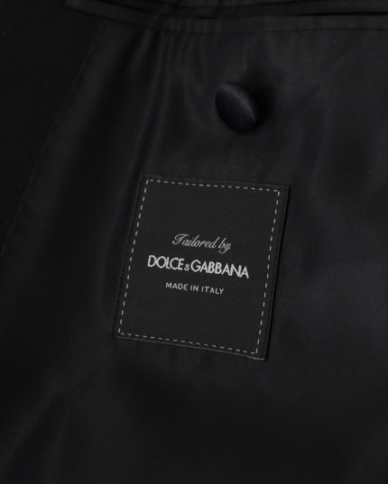 Dolce & Gabbana Black Double Breasted Coat Blazer Jacket