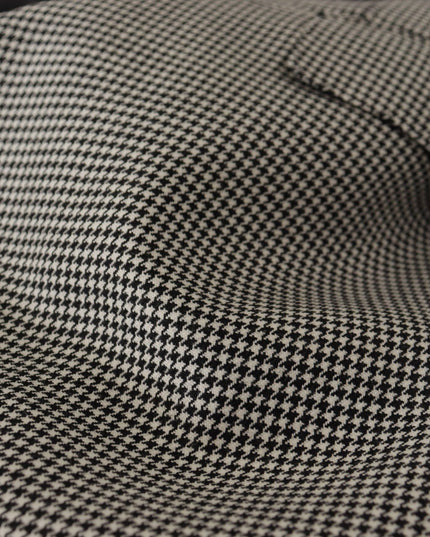 Dolce & Gabbana Gray Checkered Single Breasted Jacket Blazer