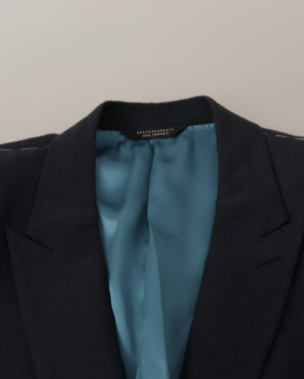 Dolce & Gabbana Dark Blue ALTA SARTORIA Jacket Coat Blazer