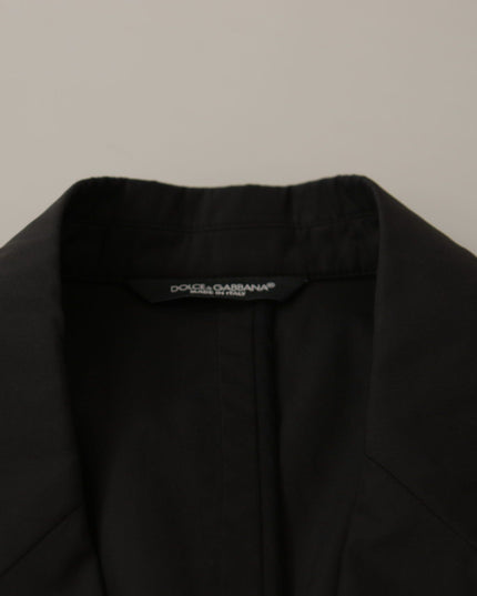 Dolce & Gabbana Black Single Breasted TAORMINA Breasted Blazer