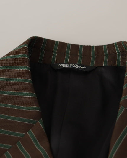 Dolce & Gabbana Multicolor Stripes Double Breasted Blazer