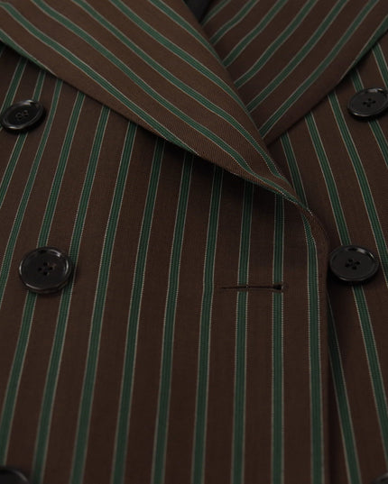 Dolce & Gabbana Multicolor Stripes Double Breasted Blazer