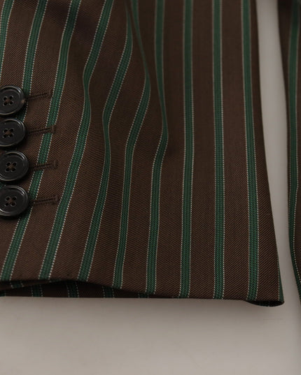 Dolce & Gabbana Multicolor Stripes Double Breasted Blazer