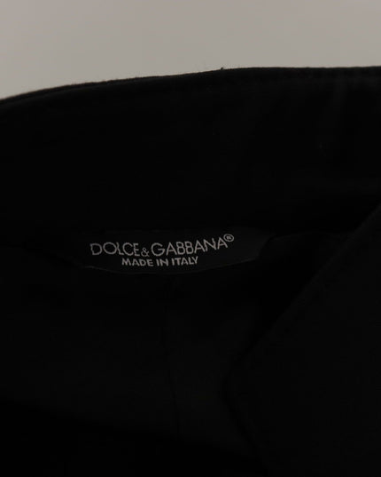 Dolce & Gabbana Black Wool Single Breasted Coat Men Blazer