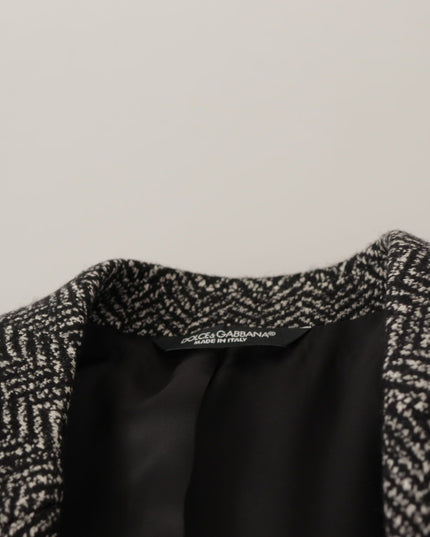 Dolce & Gabbana Gray Cotton Single Breasted Fantasy Blazer