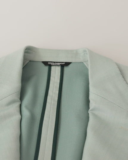 Dolce & Gabbana Green Cashmere Jacket Blazer Jacket