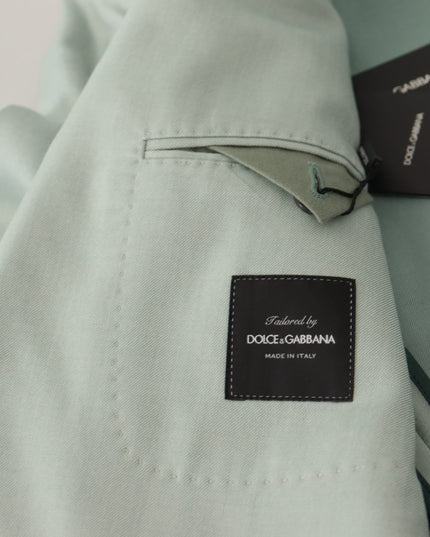 Dolce & Gabbana Green Cashmere Jacket Blazer Jacket