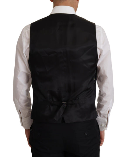 Dolce & Gabbana Black Jacket Vest 2 Piece MARTINI Blazer