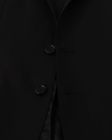 Dolce & Gabbana Black Single Breasted Jacket MARTINI Blazer