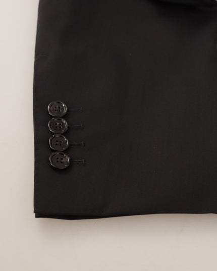 Dolce & Gabbana Black Single Breasted Jacket MARTINI Blazer
