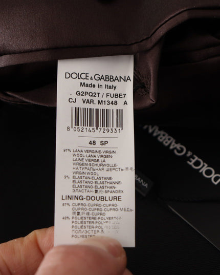 Dolce & Gabbana Black Wool Single Breasted Blazer v